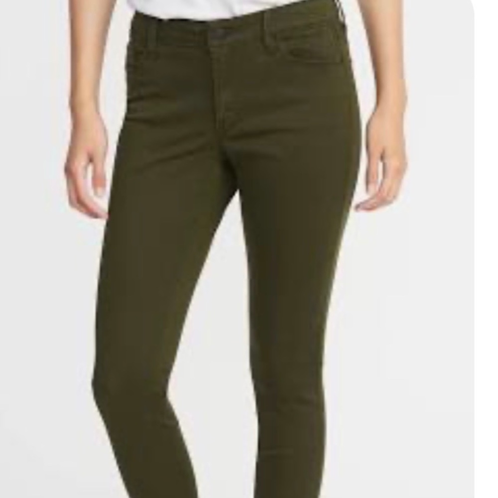 OLD NAVY ROCKSTAR SUPER-SKINNY GREEN PANTS
